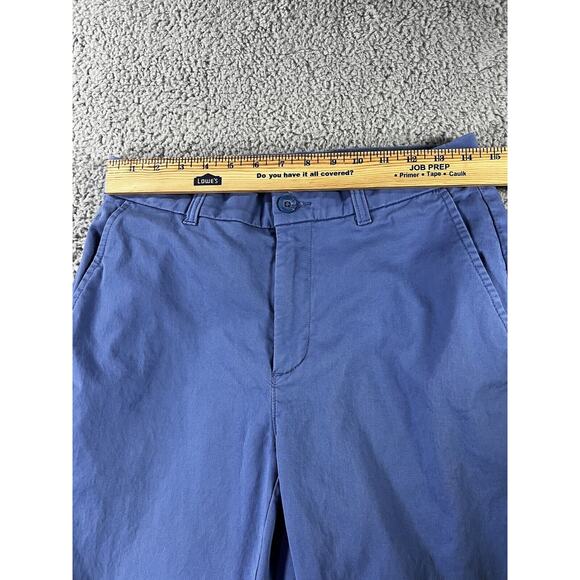 Rowm Chino Pants Men 32x28 Straight Leg Preppy Office Work Nautical Minimalist - Picture 3 of 9